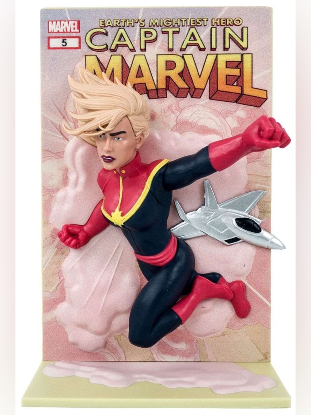 NIB Captain Marvel Collectible Figurine Comic Standee